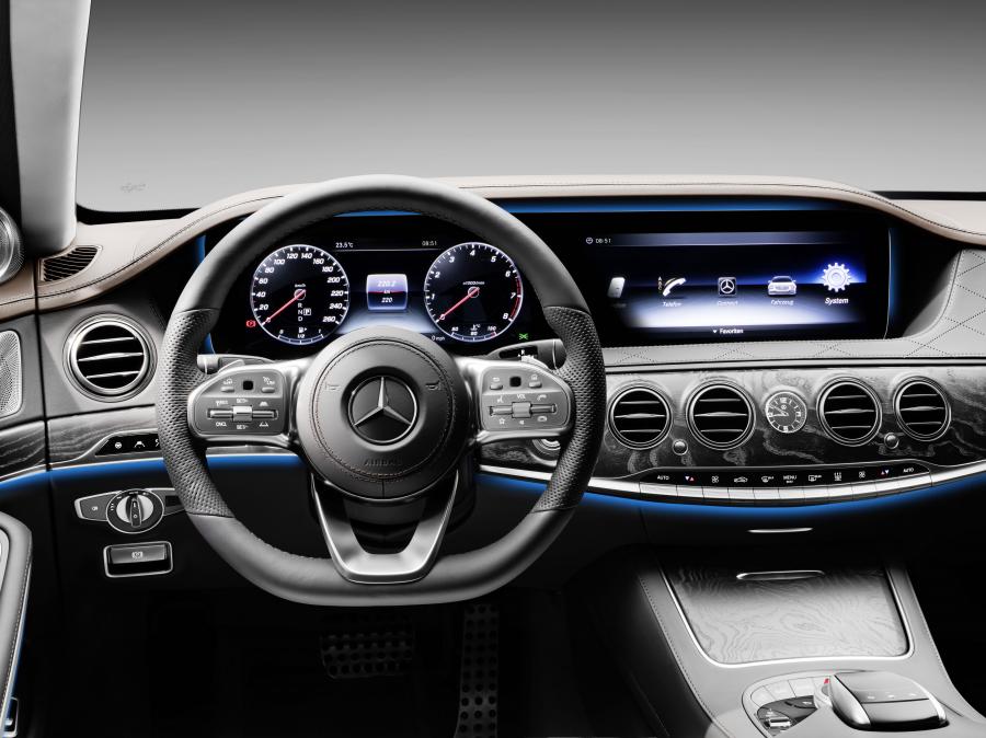 Панель приборов Mercedes-Benz S350 Lang AMG Line 2017 года  (WW) (фото 15 из 18)